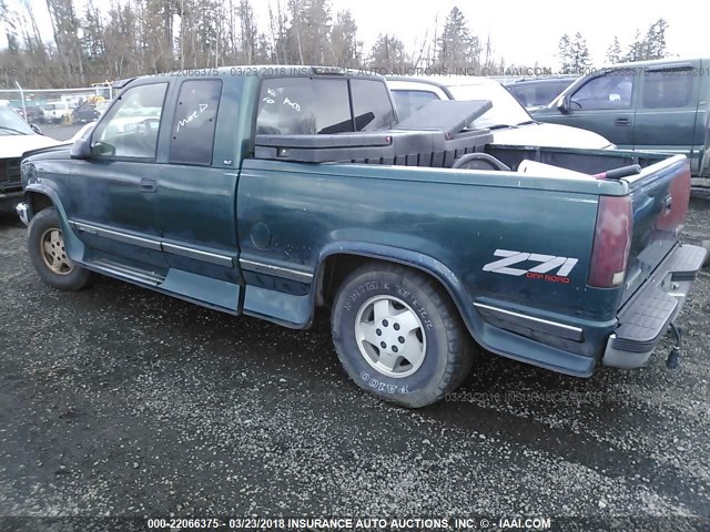 2GTEK19K3S1562878 - 1995 GMC SIERRA K1500 GREEN photo 3