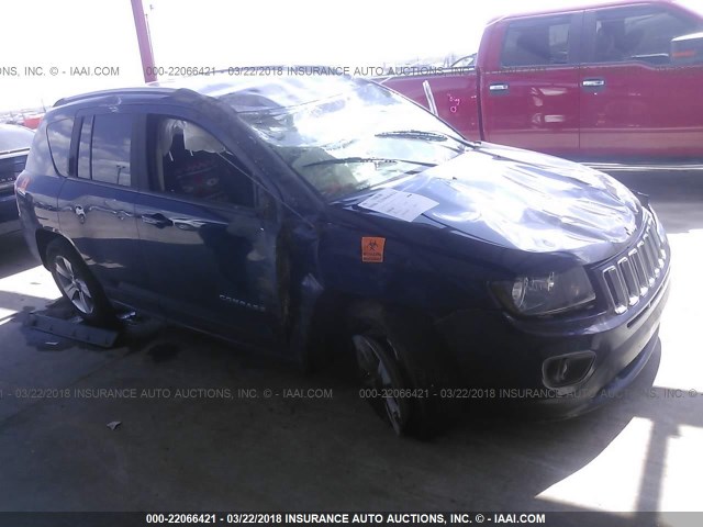 1C4NJCBA5GD513032 - 2016 JEEP COMPASS SPORT BLUE photo 1