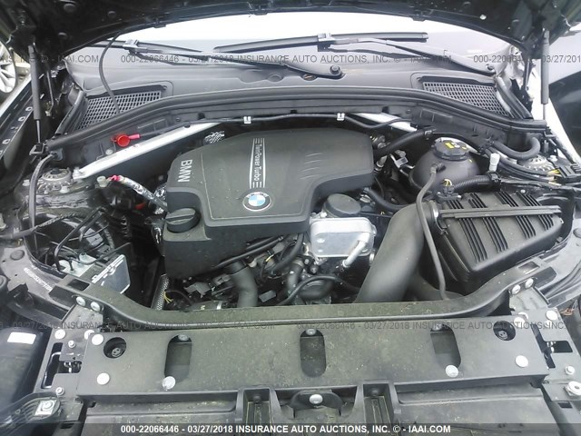 5UXXW3C52H0T78398 - 2017 BMW X4 XDRIVE28I GRAY photo 10