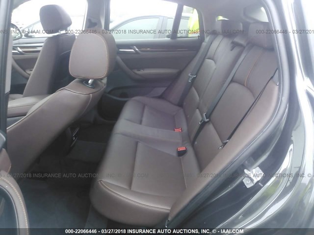 5UXXW3C52H0T78398 - 2017 BMW X4 XDRIVE28I GRAY photo 8