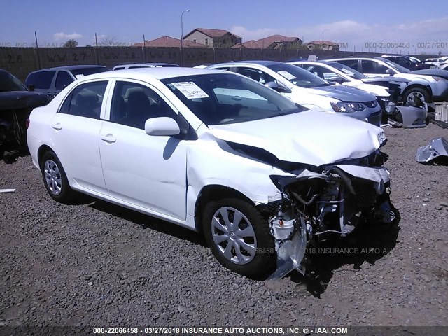 1NXBU4EE7AZ327171 - 2010 TOYOTA COROLLA S/LE/XLE WHITE photo 1