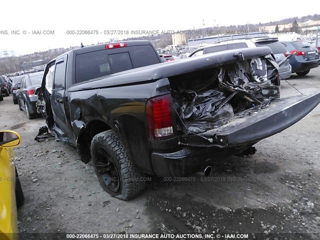 1C6RR7HT5FS627642 - 2015 RAM 1500 SPORT BLACK photo 3