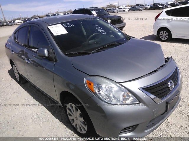 3N1CN7AP2EL859123 - 2014 NISSAN VERSA S/S PLUS/SV/SL GRAY photo 1