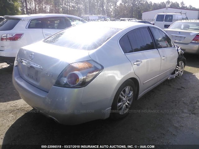 1N4AL2AP5AN555068 - 2010 NISSAN ALTIMA S SILVER photo 4