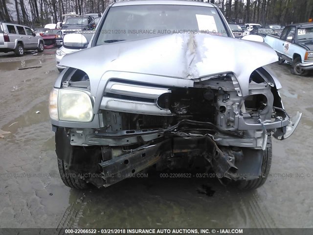 5TBET34115S463473 - 2005 TOYOTA TUNDRA DOUBLE CAB SR5 GRAY photo 6