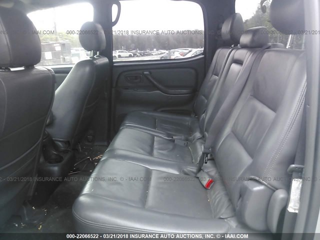 5TBET34115S463473 - 2005 TOYOTA TUNDRA DOUBLE CAB SR5 GRAY photo 8