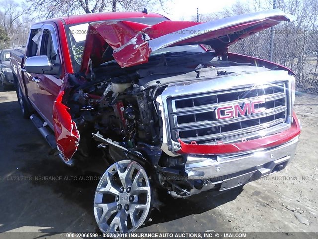 3GTU2VEC5EG263079 - 2014 GMC SIERRA K1500 SLT RED photo 6