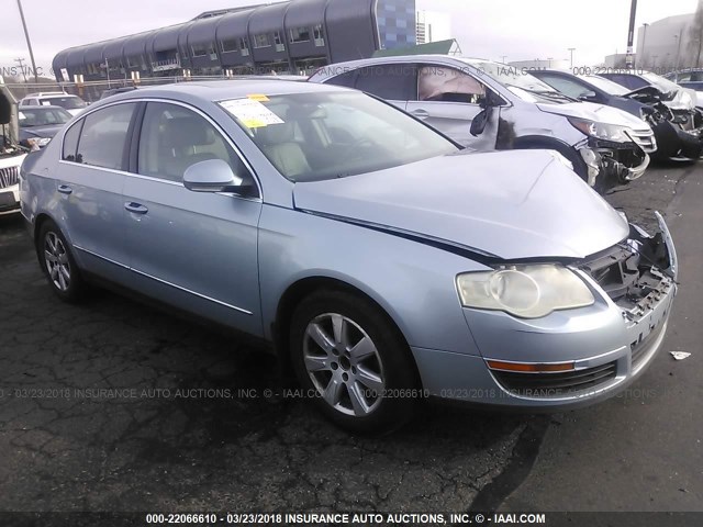 WVWAK73C96P096059 - 2006 VOLKSWAGEN PASSAT 2.0T/2.0T VALUE Light Blue photo 1