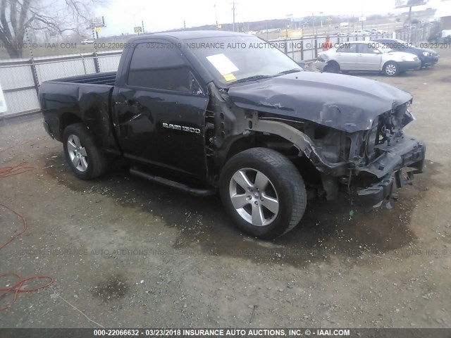 3C6JD6AT0CG141436 - 2012 DODGE RAM 1500 ST BLACK photo 1