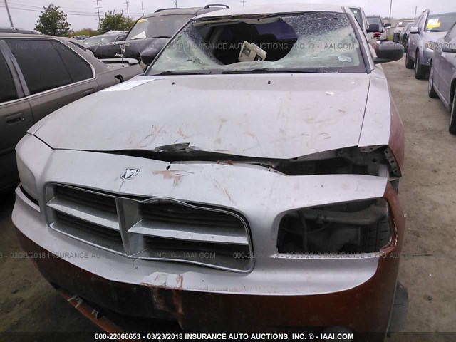 2B3KA33V49H539827 - 2009 DODGE CHARGER SXT ORANGE photo 6