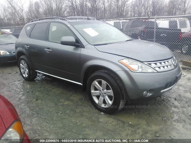 JN8AZ08W26W533593 - 2006 NISSAN MURANO SL/SE/S GRAY photo 1