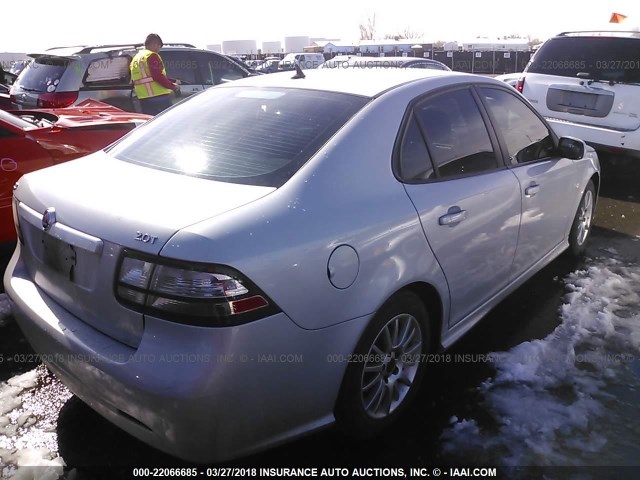 YS3FA4CY1A1610963 - 2010 SAAB 9-3 2.0T SILVER photo 4