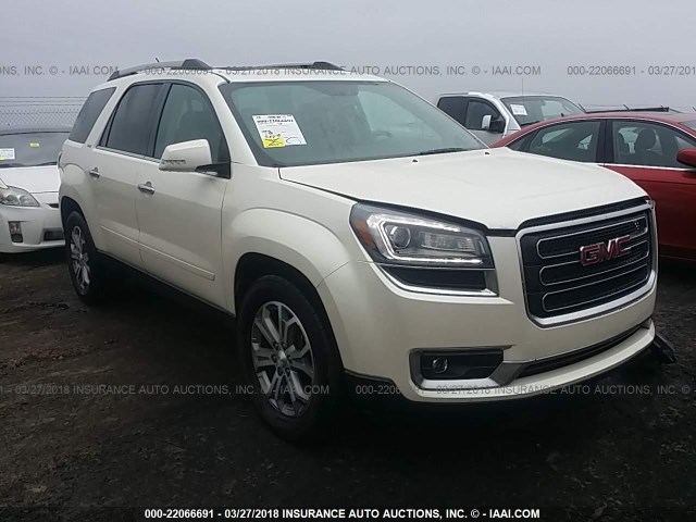 1GKKRRKD2FJ211579 - 2015 GMC ACADIA SLT-1 WHITE photo 1