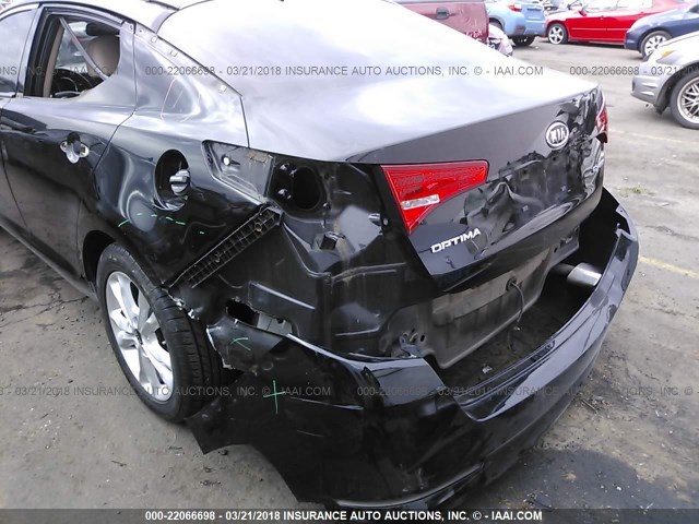 KNAGN4A78B5108419 - 2011 KIA OPTIMA EX/SX BLACK photo 6