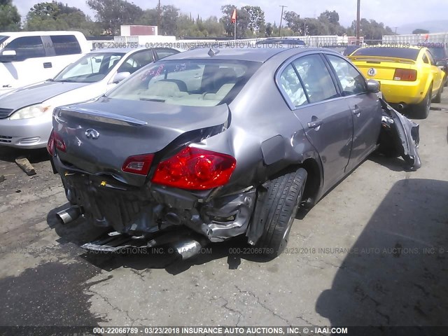 JNKCV61E09M301433 - 2009 INFINITI G37 JOURNEY/SPORT GRAY photo 4