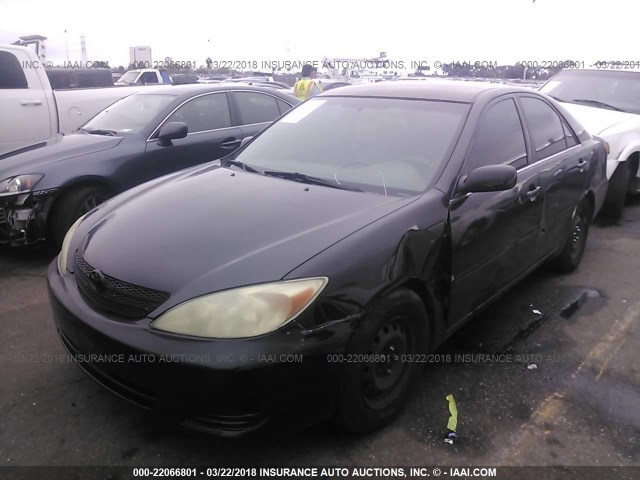 4T1BE32K04U299347 - 2004 TOYOTA CAMRY LE/XLE/SE BLACK photo 2