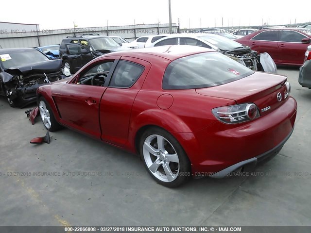 JM1FE17N740129510 - 2004 MAZDA RX8 RED photo 3