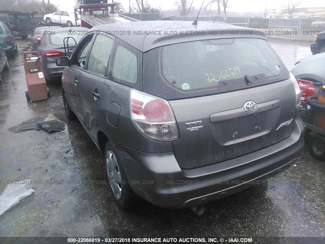 2T1KR32E37C681392 - 2007 TOYOTA COROLLA MATRIX XR GRAY photo 3
