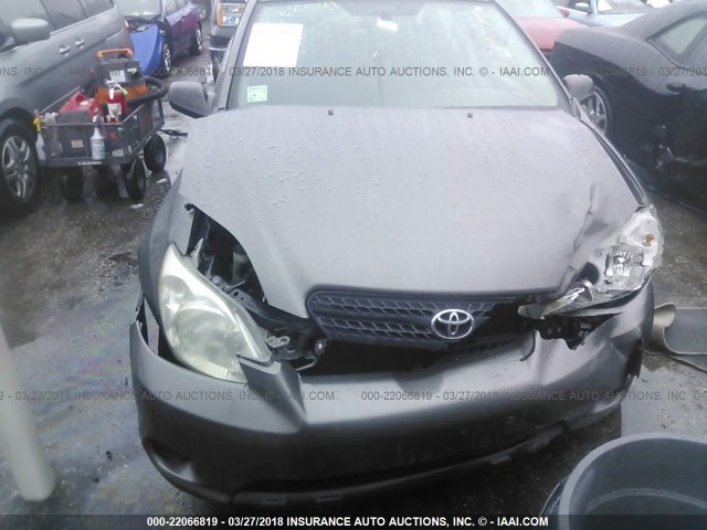 2T1KR32E37C681392 - 2007 TOYOTA COROLLA MATRIX XR GRAY photo 6