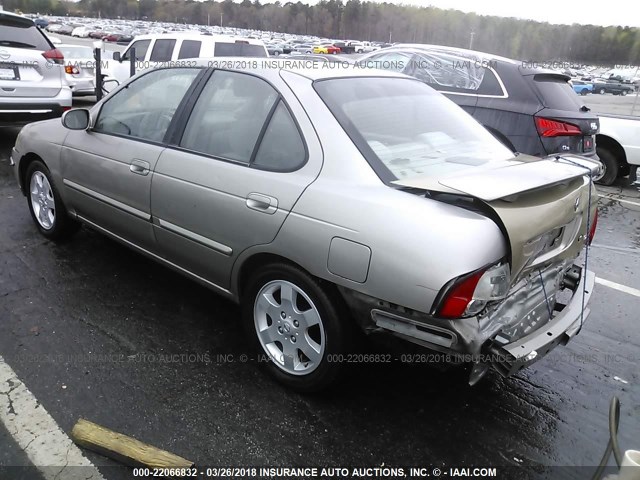 3N1CB51D3YL307914 - 2000 NISSAN SENTRA XE/GXE GRAY photo 3