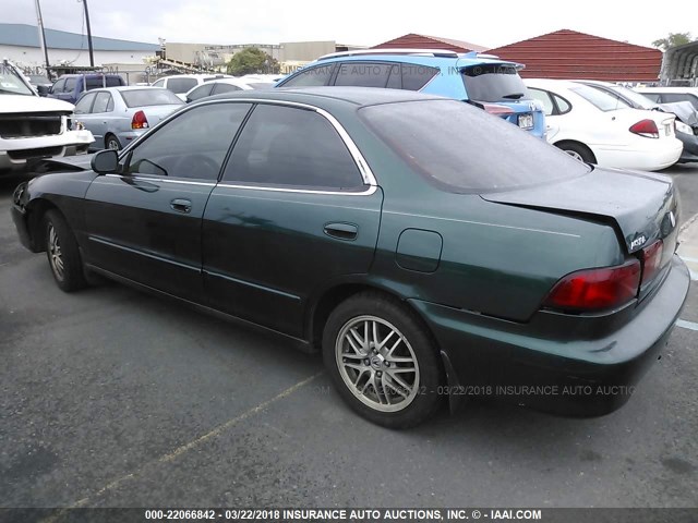 JH4DB76581S000470 - 2001 ACURA INTEGRA LS GREEN photo 3