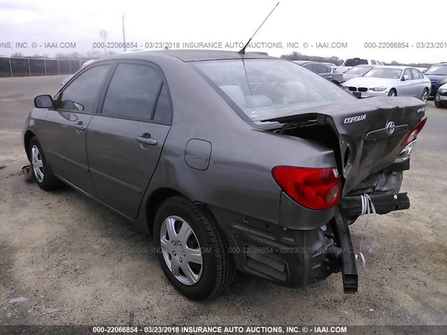 1NXBR32E55Z563615 - 2005 TOYOTA COROLLA CE/LE/S GRAY photo 3