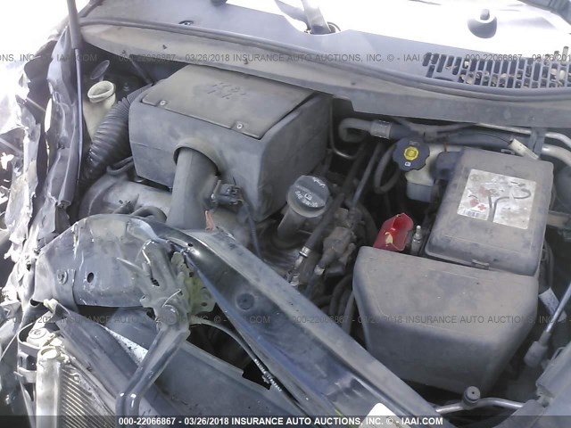 3GNBAADB9AS641138 - 2010 CHEVROLET HHR LS შავი ფოტო 10