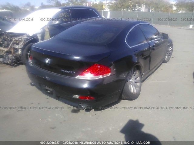 WBAEH73475B191642 - 2005 BMW 645 CI AUTOMATIC 黑色 照片 4