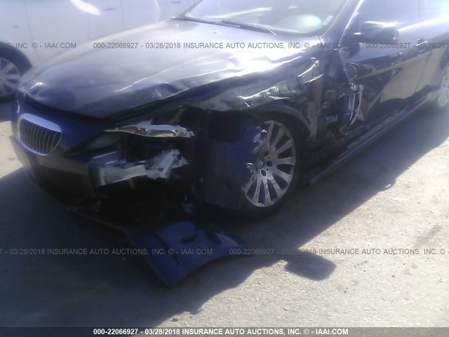 WBAEH73475B191642 - 2005 BMW 645 CI AUTOMATIC 黑色 照片 6