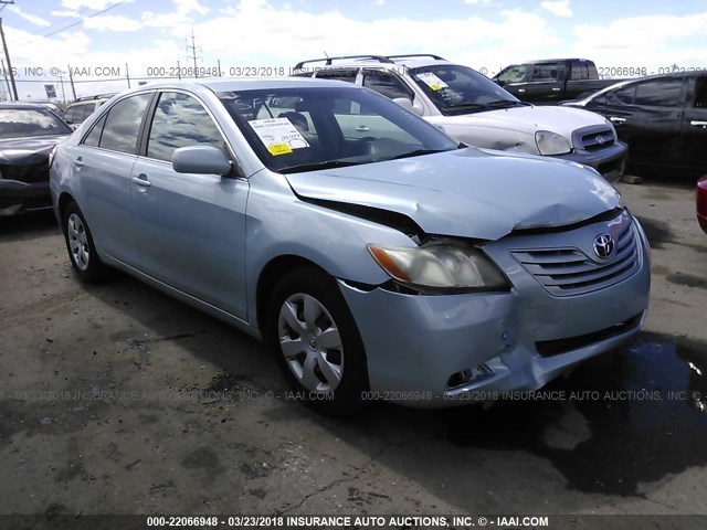 4T1BE46K47U700029 - 2007 TOYOTA CAMRY NEW GENERAT CE/LE/XLE/SE BLUE photo 1