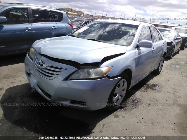 4T1BE46K47U700029 - 2007 TOYOTA CAMRY NEW GENERAT CE/LE/XLE/SE BLUE photo 2