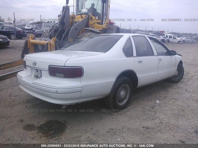 1G1BL52P7SR146569 - 1995 CHEVROLET CAPRICE / IMPALA CLASSIC/SS WHITE photo 4