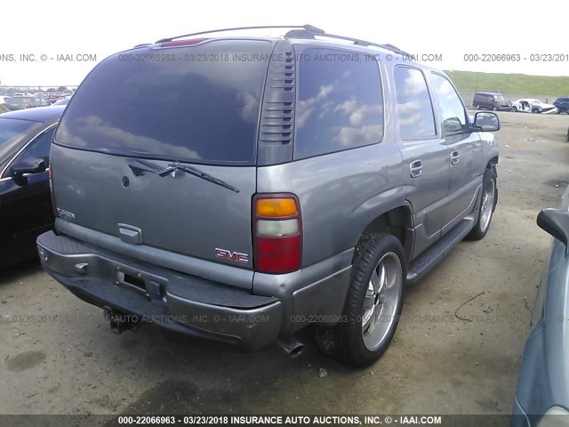 1GKEK63U55J182463 - 2005 GMC YUKON DENALI GOLD photo 4