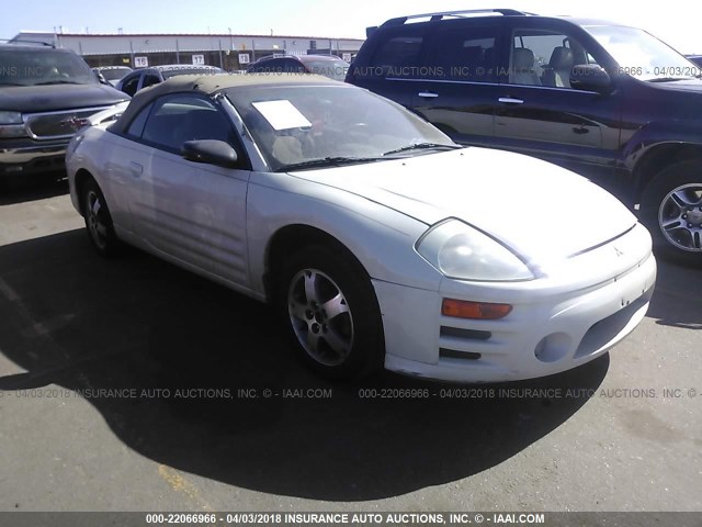 4A3AE45G64E071051 - 2004 MITSUBISHI ECLIPSE SPYDER GS CREAM photo 1