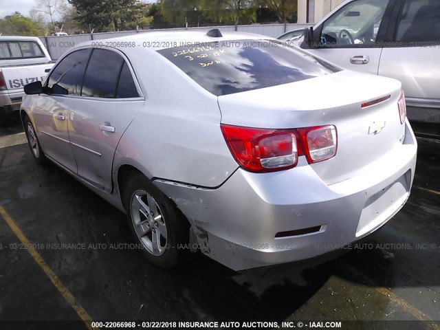 1G11B5SA2DF229583 - 2013 CHEVROLET MALIBU LS 银色 照片 3