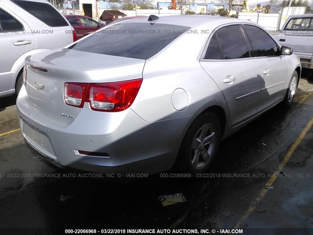 1G11B5SA2DF229583 - 2013 CHEVROLET MALIBU LS 银色 照片 4