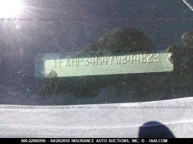 1FAHP34N47W344823 - 2007 FORD FOCUS ZX4/S/SE/SES 黑色 照片 9