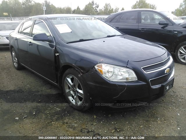 1G1ZH57B184286345 - 2008 CHEVROLET MALIBU 1LT 蓝色 照片 1