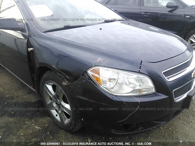 1G1ZH57B184286345 - 2008 CHEVROLET MALIBU 1LT 蓝色 照片 6