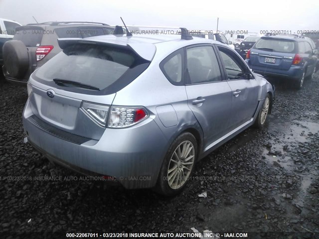 JF1GR7E60DG815702 - 2013 SUBARU IMPREZA WRX BLUE photo 4