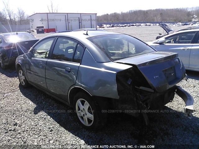 1G8AJ55F37Z199329 - 2007 SATURN ION LEVEL 2 Mavi foto 3