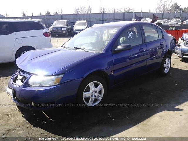1G8AJ55F76Z190485 - 2006 SATURN ION LEVEL 2 Mavi foto 2
