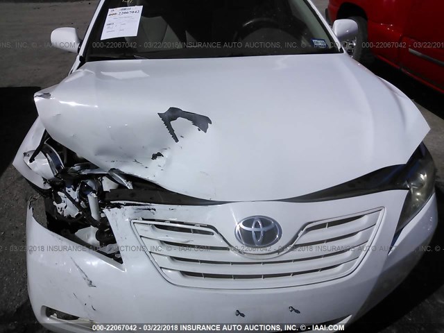 4T1BE46K79U834309 - 2009 TOYOTA CAMRY SE/LE/XLE WHITE photo 10