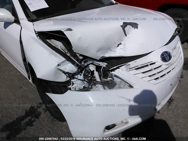 4T1BE46K79U834309 - 2009 TOYOTA CAMRY SE/LE/XLE WHITE photo 6