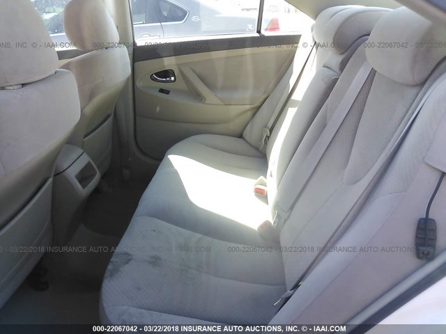 4T1BE46K79U834309 - 2009 TOYOTA CAMRY SE/LE/XLE WHITE photo 8
