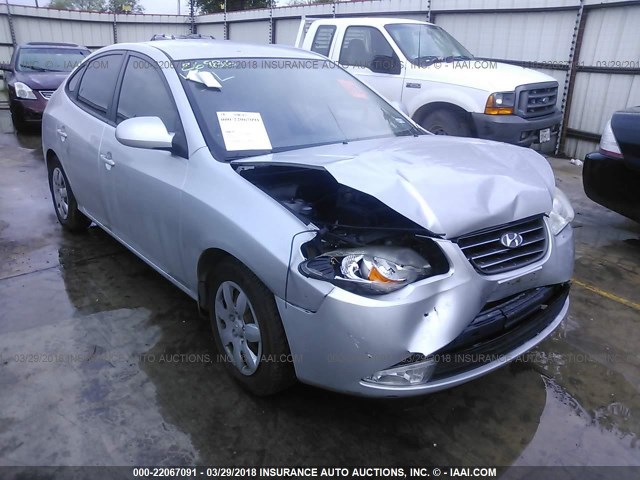 KMHDU46D59U636406 - 2009 HYUNDAI ELANTRA GLS/SE SILVER photo 1