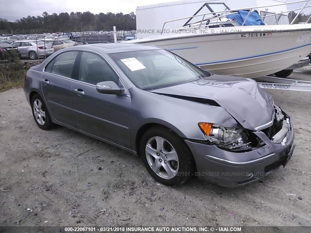 JH4KB16516C008464 - 2006 ACURA RL GRAY photo 1