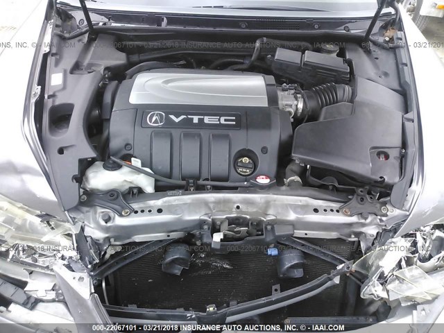 JH4KB16516C008464 - 2006 ACURA RL ნაცრისფერი ფოტო 10