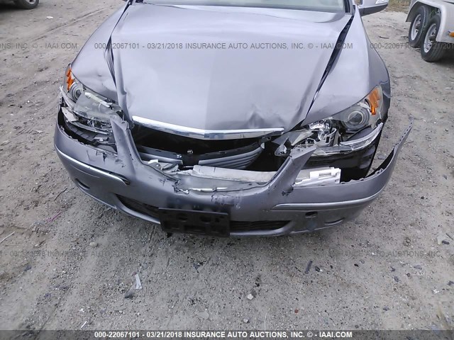 JH4KB16516C008464 - 2006 ACURA RL GRAY photo 6