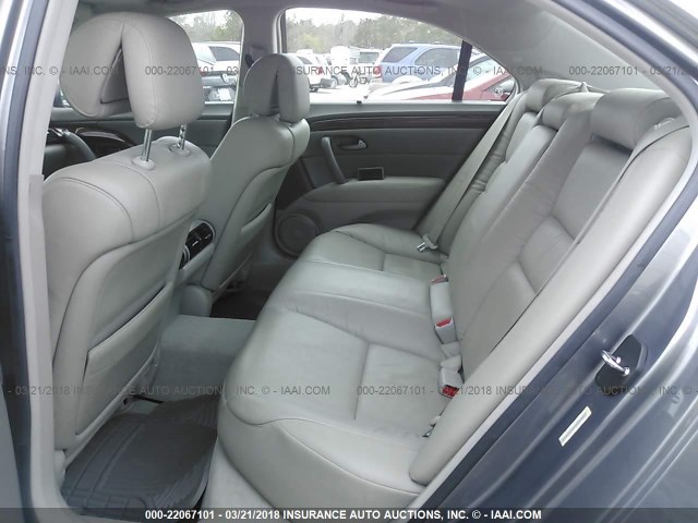 JH4KB16516C008464 - 2006 ACURA RL GRAY photo 8